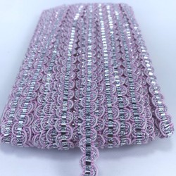 Pembe Gümüş Detaylı Zigzag Su Taşı-KHC-1149