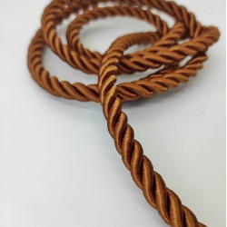 Kiremit Rengi Vizon 10 mm Kalın Kordon-KHC-115