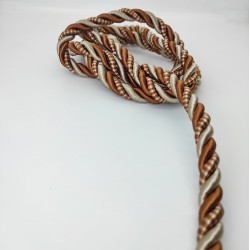 Kiremit Sarı Karışık Renkli 10 mm Kalın Kordon-KHC-116