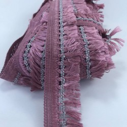 Gül Kurusu Rengi Saçak Püskül-KHC-1171