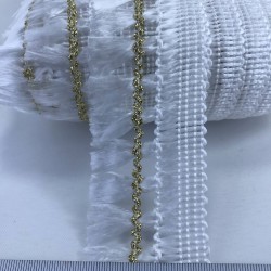 Beyaz Gold Saçak Püskül-KHC-1172