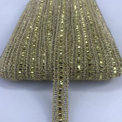 Gold Detaylı Dekoratif Şerit-KHC-1195