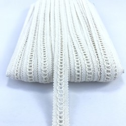 Krem Delikli Dekoratif Şerit-KHC-1198 Krem Delikli Dekoratif Şerit-KHC-1198