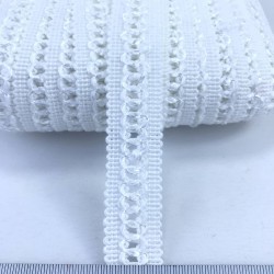 Beyaz Delikli Dekoratif Şerit-KHC-1200