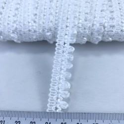 Beyaz Tek Sıra Dekoratif Şerit-KHC-1203