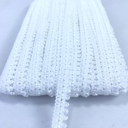 Beyaz Tek Sıra Dekoratif Şerit-KHC-1203