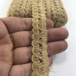 Hasır Su Yolu Detaylı Dekoratif Şerit-KHC-1222