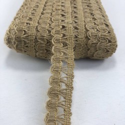 Hasır Su Yolu Detaylı Dekoratif Şerit-KHC-1222