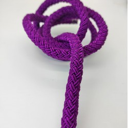 Mor 10 mm Kalın Bambu Kordon-KHC-138