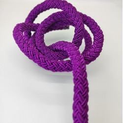 Mor 10 mm Kalın Bambu Kordon-KHC-138