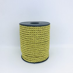 Simli Sarı Kordon İp -KHC-149