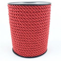 Kırmızı Kordon İp 6 mm 10 Metre-KHC-2014 Kırmızı Kordon İp 6 mm 10 Metre-KHC-2014