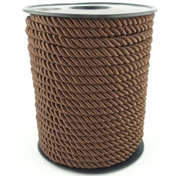 Kahve Kordon İp 6 mm 10 Metre-KHC-2023