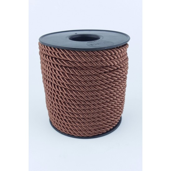 Kahve Kordon İp 3 mm 10 Metre-KHC-2034