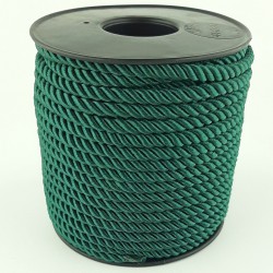 Koyu Yeşil Kordon İp 3 mm 10 Metre-KHC-2035 Koyu Yeşil Kordon İp 3 mm 10 Metre-KHC-2035