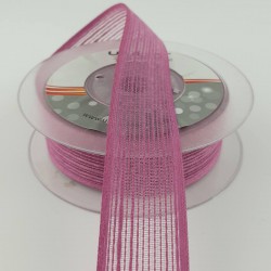 Mürdüm Efektli Keten Kurdele 2,5 cm-KK-1082 Mürdüm Efektli Keten Kurdele 2,5 cm-KK-1082