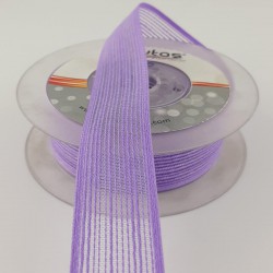 Lila Efektli Keten Kurdele 2,5 cm-KK-1083 Lila Efektli Keten Kurdele 2,5 cm-KK-1083