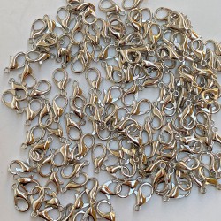 Nikel Rengi Kolye Ve Bileklik Aparatı Papağan Klips 25 Adet-KLPS-1000 Nikel Rengi Kolye Ve Bileklik Aparatı Papağan Klips 25 Adet-KLPS-1000