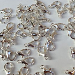 Gümüş Rengi Kolye Ve Bileklik Aparatı Papağan Klips 25 Adet-KLPS-1004 Gümüş Rengi Kolye Ve Bileklik Aparatı Papağan Klips 25 Adet-KLPS-1004