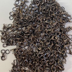 Antrasit Gri Kolye Ve Bileklik Aparatı Papağan Klips 50 Adet-KLPS-1008 Antrasit Gri Kolye Ve Bileklik Aparatı Papağan Klips 50 Adet-KLPS-1008