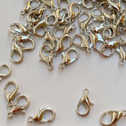 Nikel Rengi Kolye Ve Bileklik Aparatı Papağan Klips 250 Adet-KLPS-1015 Nikel Rengi Kolye Ve Bileklik Aparatı Papağan Klips 250 Adet-KLPS-1015