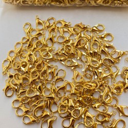 Altın Sarısı Kolye Ve Bileklik Aparatı Papağan Klips 250 Adet-KLPS-1017 Altın Sarısı Kolye Ve Bileklik Aparatı Papağan Klips 250 Adet-KLPS-1017