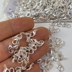 Gümüş Rengi Kolye Ve Bileklik Aparatı Papağan Klips 500 Adet-KLPS-1024 Gümüş Rengi Kolye Ve Bileklik Aparatı Papağan Klips 500 Adet-KLPS-1024