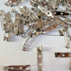 Günüş Rengi Çengelli Broş İğnesi 250 Adet-KLPS-1032 Günüş Rengi Çengelli Broş İğnesi 250 Adet-KLPS-1032