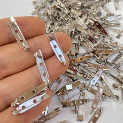 Günüş Rengi Çengelli Broş İğnesi 500 Adet-KLPS-1033 Günüş Rengi Çengelli Broş İğnesi 500 Adet-KLPS-1033