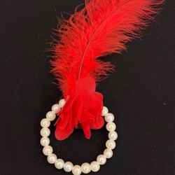 Kırmızı Nedime Bilekliği Bride To Be Bekarlığa Veda Partisi Kına Düğün Kına Gecesi Bileklik 10 Adet-KM-1012