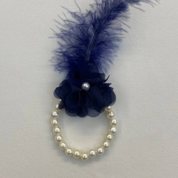 Lacivert Nedime Bilekliği Bride To Be Bekarlığa Veda Partisi Kına Düğün Kına Gecesi Bileklik 10 Adet-KM-1015