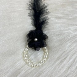 Siyah Nedime Bilekliği Bride To Be Bekarlığa Veda Partisi Kına Düğün Kına Gecesi Bileklik 10 Adet-KM-1017