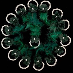 Zümrüt Yeşili Nedime Bilekliği Bride To Be Bekarlığa Veda Partisi Kına Düğün Kına Gecesi Bileklik 10 Adet-KM-1018