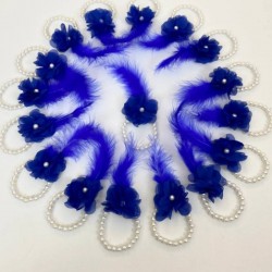 Saks Mavi Nedime Bilekliği Bride To Be Bekarlığa Veda Partisi Kına Düğün Kına Gecesi Bileklik 10 Adet-KM-1019