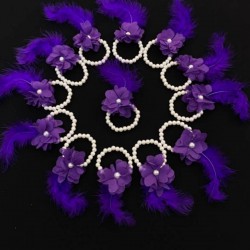 Mor Nedime Bilekliği Bride To Be Bekarlığa Veda Partisi Kına Düğün Kına Gecesi Bileklik 10 Adet-KM-1020