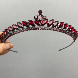 Bordo Es Model İnce Gelin Ve Kına Tacı-KNTC-1097 Bordo Es Model İnce Gelin Ve Kına Tacı-KNTC-1097