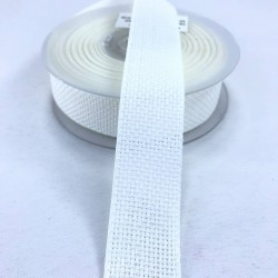 Beyaz Kanaviçe Kurdele-KNVC-1005