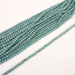 Yeşil Kristal Boncuk 8 mm-KRB-1035