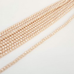 Janjanlı Krem Kristal Boncuk 8 mm-KRB-1039