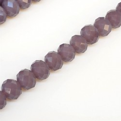 Mor Kristal Boncuk 8 mm-KRB-1041