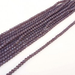 Mor Kristal Boncuk 8 mm-KRB-1041