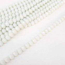 Mat Beyaz Kristal Boncuk 8 mm-KRB-1042