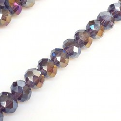 Rengarenk Kristal Boncuk 8 mm-KRB-1046