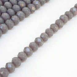 Mat Koyu Gri Kristal Boncuk 6 Mm-KRB-1108