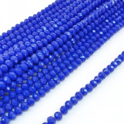 Mat Saks Mavisi Kristal Boncuk 6 Mm-KRB-1113