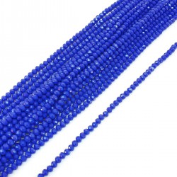 Mat Saks Mavisi Kristal Boncuk 6 Mm-KRB-1113