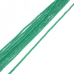 Mat Koyu Yeşil Kristal Boncuk 4 mm-KRB-1120