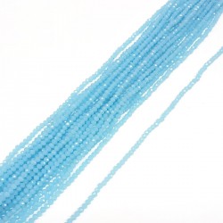 Şeffaf Mavi Kristal Boncuk 4 mm-KRB-1121