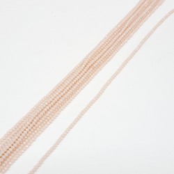 Kristal Boncuk Mat Krem 4 mm-KRB-1122