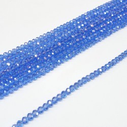 Kaplama Mavi Kristal Boncuk 4 mm-KRB-1124